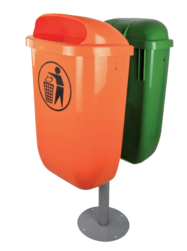 50 Litre Direk Tipi Çöp Kutusu